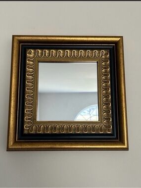 Elegant Gold and Black Decorative Wall Mirror